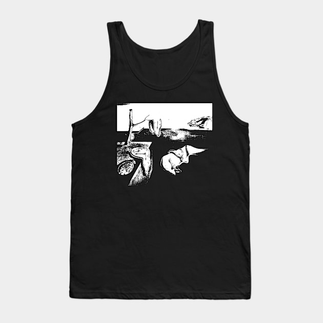 Persistence of Memory bw 1 Tank Top by big_owl